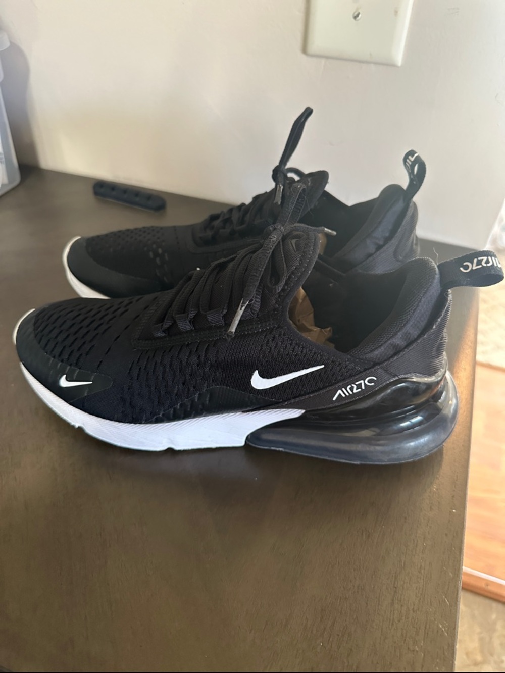 Nike Black & White Air Max 270